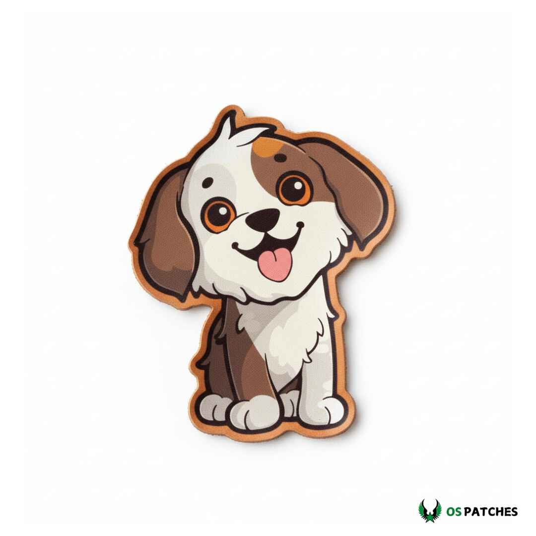 parche impreso de perrito para ropa infantil