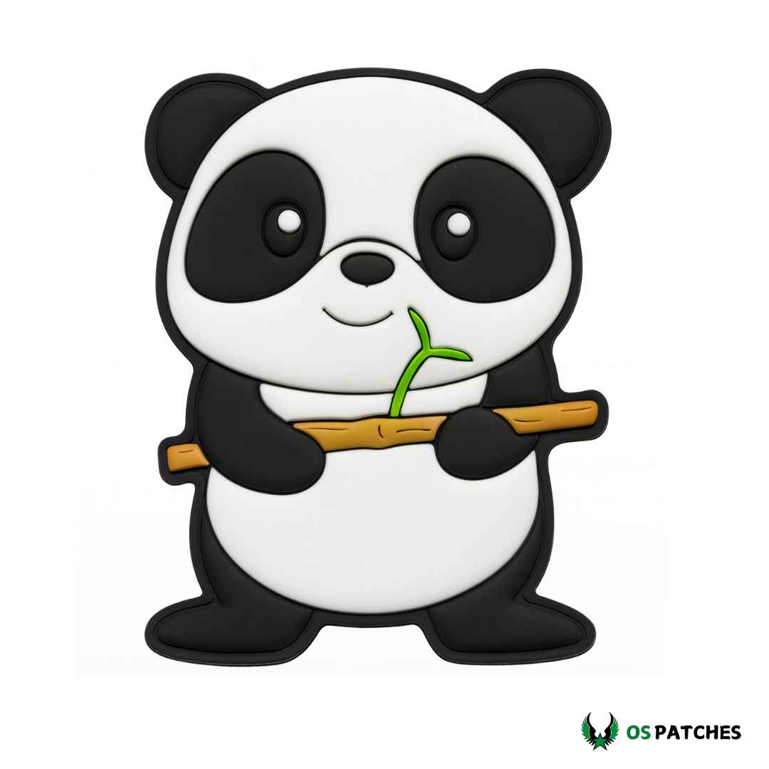 parche panda para ropa