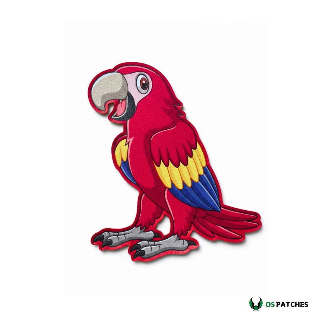 parche impreso de loro para ropa